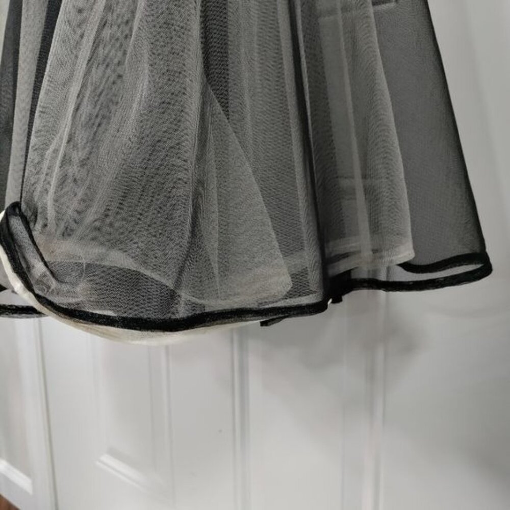 Alexia Admor New York  Long Full Length Whimsy Glam Grunge Tulle Skirt in Black - Picture 8 of 13